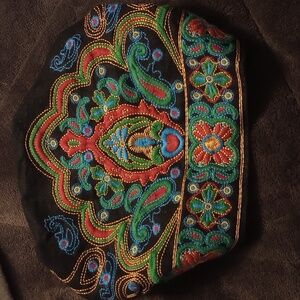 Embroidered head scarf